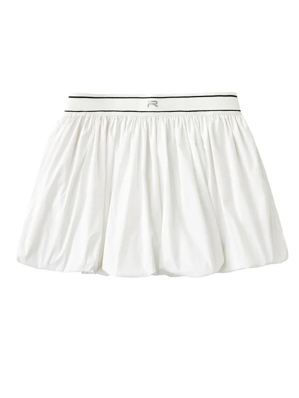 Nwt Ramsports Court Flow Bubble Skirt White Sz M